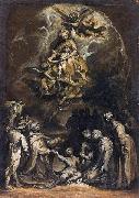 Francesco Vanni St Hyacinthus Raising a Drowned Child oil painting